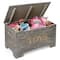 Badger Basket Vintage Gray Solid Wood Rustic Toy Box